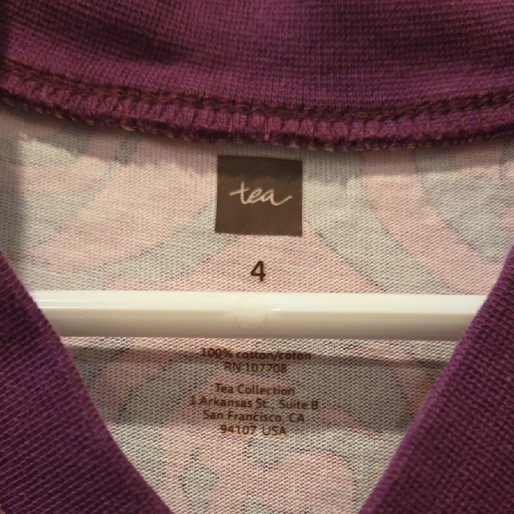 Tea Collection Pink and Purple Swirl Dress - Picture 2 of 8